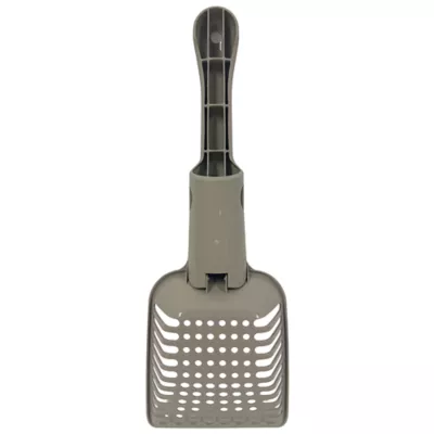 Moderna Pooper Scooper W/ Built-In Poop Pick-Up Bag Dispenser& Easy-to-Grip Handle- Grey - Image 5
