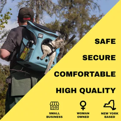 Travel Cat® Fat Cat Backpack Carrier W/ Bubble Window For Cats Up To 25lbs, Airline Approved - Image 5