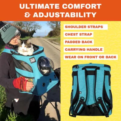 Travel Cat® Fat Cat Backpack Carrier W/ Bubble Window For Cats Up To 25lbs, Airline Approved - Image 8