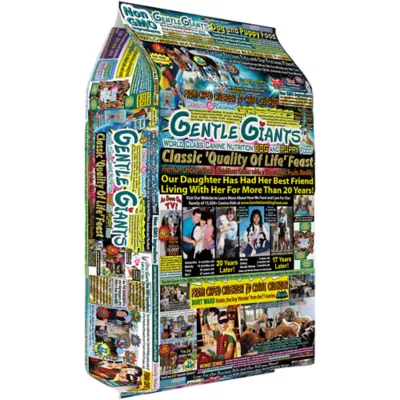 Gentle Giants All Life Stages Dog Dry Food - Natural, Non GMO, Chicken - Image 1