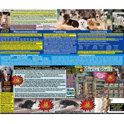 Gentle Giants All Life Stages Dog Dry Food - Natural, Non GMO, Chicken - Image 8