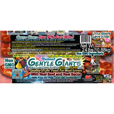 Gentle Giants All Life Stages Dry Dog Food - Natural, Non GMO, Beef and Bacon Flavor - Image 5