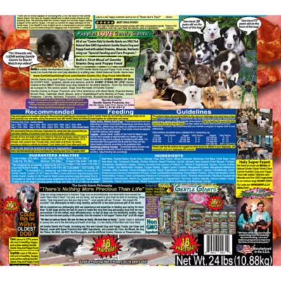 Gentle Giants All Life Stages Dry Dog Food - Natural, Non GMO, Beef and Bacon Flavor - Image 7