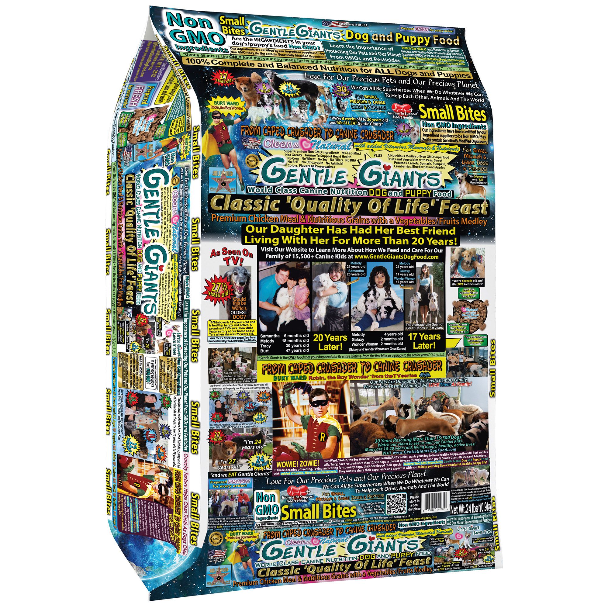 Gentle Giants Small Bites All Life Stages Dry Dog Food - Natural, Non-GMO, Chicken by Gentle Giants