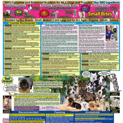 Gentle Giants Small Bites All Life Stages Dry Dog Food - Natural, Non-GMO, Chicken - Image 5