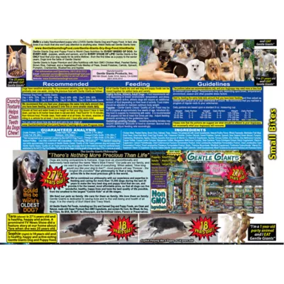 Gentle Giants Small Bites All Life Stages Dry Dog Food - Natural, Non-GMO, Chicken - Image 6