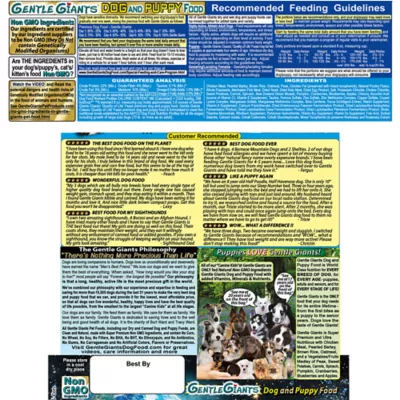 Gentle Giants All Life Stages Dog Dry Food - Natural, Non GMO, Chicken - Image 7