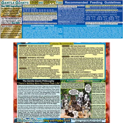 Gentle Giants All Life Stages Dry Dog Food - Natural, Non GMO, Beef and Bacon Flavor - Image 7