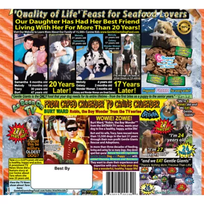 Gentle Giants All Life Stages Dry Dog Food - Natural, Non-GMO, Grain Free, Salmon - Image 4