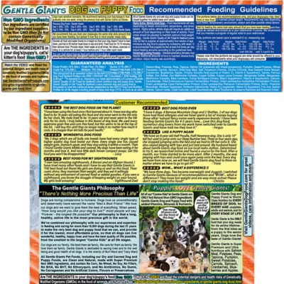 Gentle Giants All Life Stages Dry Dog Food - Natural, Non-GMO, Grain Free, Salmon - Image 7