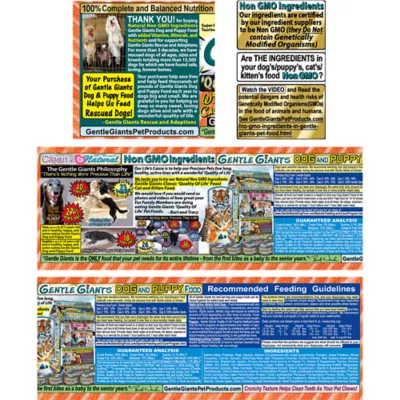 Gentle Giants All Life Stages Dry Dog Food - Natural, Non-GMO, Grain Free, Salmon - Image 9