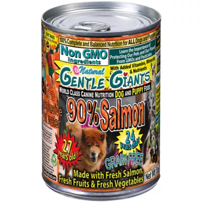 Gentle Giants All Life Stages Wet Dog Food - Natural, Non-GMO, Salmon Pate' - Image 1