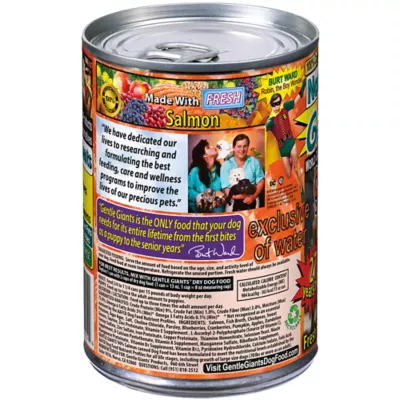 Gentle Giants All Life Stages Wet Dog Food - Natural, Non-GMO, Salmon Pate' - Image 3