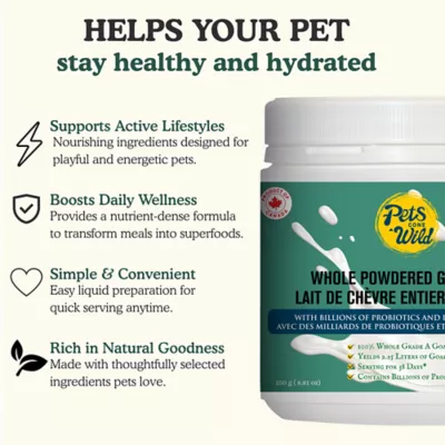 Pets Gone Wild - Goat Milk with Spirulina Superfood Boost - Image 3