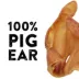 Dentley's® Nature's Chews Full Pig Ear Dog Chew image thumbnail 3