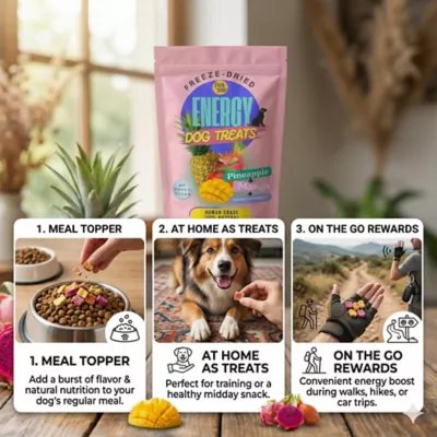 Pets Gone Wild Freeze-Dried Fruit Treats, Energy Support - 3 pack - Image 7