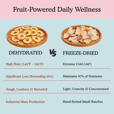 Pets Gone Wild Freeze-Dried Fruit Treats, Skin & Coat - 3 pack - Image 5