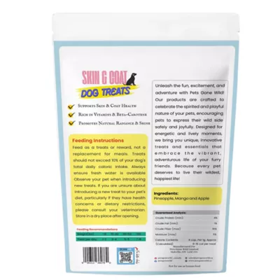 Pets Gone Wild Freeze-Dried Fruit Treats, Skin & Coat - 3 pack - Image 10