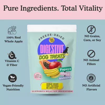 Pets Gone Wild Freeze-Dried Fruit Treats, Digestive Support - 3 pack - Image 2