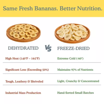 Pets Gone Wild 100% Natural Freeze-Dried Banana Fruit Treats - 3 pack - Image 5