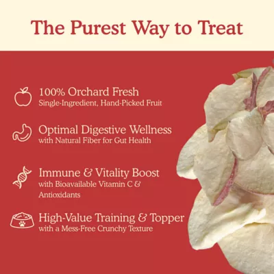 Pets Gone Wild 100% Natural Freeze-Dried Apple Treats - 3 pack - Image 3