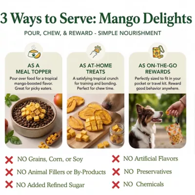 Pets Gone Wild 100% Natural Freeze-Dried Mango Treats - Image 7