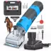 Oneisall Cordless All-in-One Horse Grooming Clippers W/ 4-Hour Battery Life & Spare Battery, Blue image thumbnail 1
