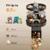 Oneisall 5 Liter Automatic Cat Feeder For Multi-Cat Households W/ Dual Power Supply, Black image thumbnail 7