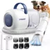 Oneisall 6-in-1 Dog Grooming Vacuum Kit W/ 1500PA Suction Power & Quiet Mode Setting, Blue image thumbnail 1
