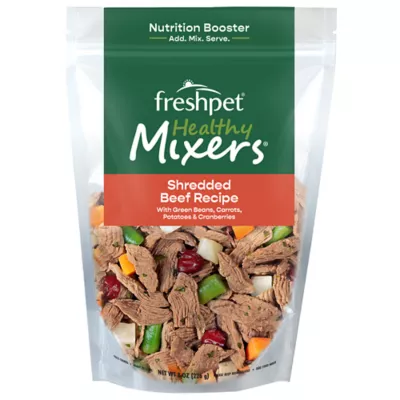 Freshpet Healthy Mixers, All Life Stage Fresh Dog Food, Shredded Beef Recipe 8 oz. - Image 1