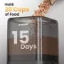 Oniesall 5L Automatic Cat Feeder For Multi-Cat Households W/ Dual Power Supply & App Control, Black image thumbnail 6