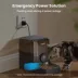 Oneisall 3 Liter Automatic Cat Feeder W/ Anti-Topple Design & Non-Slip Pads, Black image thumbnail 7