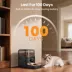 Oneisall 3 Liter Cordless Automatic Smart Cat Feeder W/ 100 Day Battery Life & App Control, Black image thumbnail 4