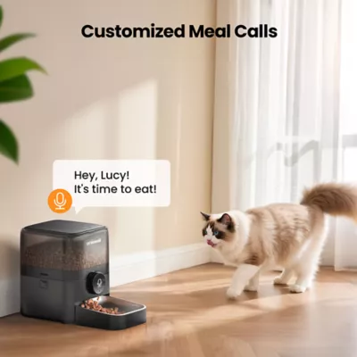 Oneisall 3 Liter Cordless Automatic Smart Cat Feeder W/ 100 Day Battery Life & App Control, Black - Image 6