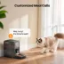 Oneisall 3 Liter Cordless Automatic Smart Cat Feeder W/ 100 Day Battery Life & App Control, Black image thumbnail 6