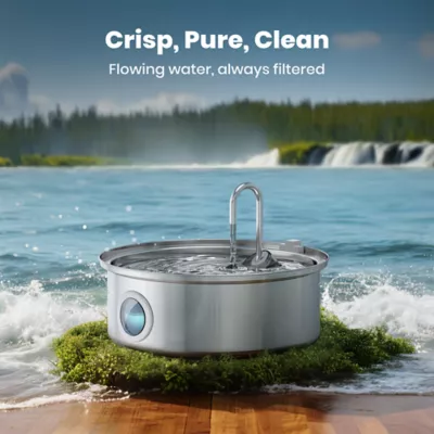 Oneisall 7L Pet Water Fountain W/ 5-Layer Filtration & Faucet Design, Multi-Pet Household Friendly - Image 6