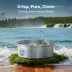 Oneisall 7L Pet Water Fountain W/ 5-Layer Filtration & Faucet Design, Multi-Pet Household Friendly image thumbnail 6