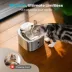 Oneisall 3.5L Cordless Stainless Steel Water Fountain  W/ 60 Day Power Supply & 3-Layer Filtration image thumbnail 3