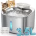 Oneisall 3.5L Corded Stainless Steel Pet Water Fountain W/ 60 Power Supply & 3-Layer Filtration image thumbnail 1