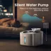 Oneisall 3.5L Corded Stainless Steel Pet Water Fountain W/ 60 Power Supply & 3-Layer Filtration image thumbnail 7