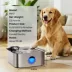 Oneisall 10 Liter Stainless Steel Pet Water Fountain W/ Washable & Reusable Sponge FIlter image thumbnail 2