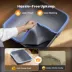 Oneisall Open-Top Self-Cleaning Litter Box W/ Silicone Tracking Mat & 2 Rolls of Waste Bags, Gray image thumbnail 6