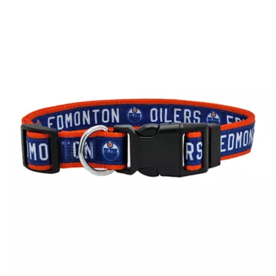Pets First NHL Edmonton Oilers Satin Dog Collar - Image 1