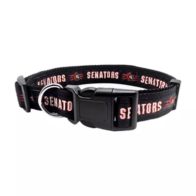 Pets First NHL Ottawa Senators Satin Dog Collar - Image 1
