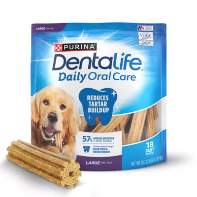 Purina DentaLife Adult Dog Large Dental Dog Treat - Image 1