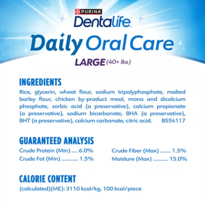 Purina DentaLife Adult Dog Large Dental Dog Treat - Image 5