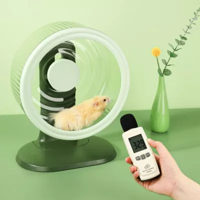 Mini & Moe Silent Crystal Running Wheel XL - 11.5" Small Pet Silent Exercise Wheel - Image 4