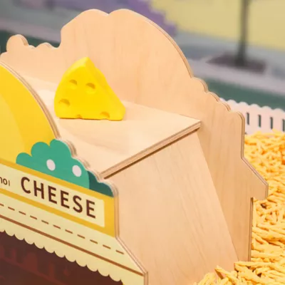 Mini & Moe Cheese Shoppe: Playful Hideout & Activity Center for Hamsters - Image 2