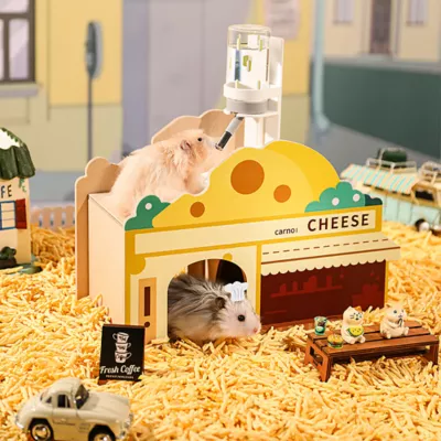Mini & Moe Cheese Shoppe: Playful Hideout & Activity Center for Hamsters - Image 3