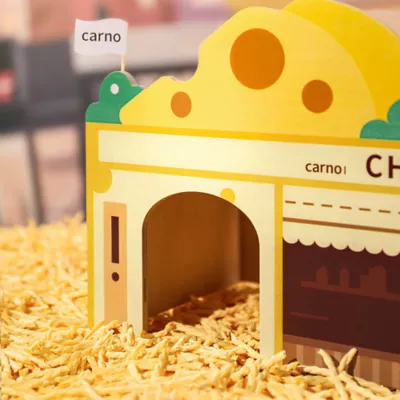 Mini & Moe Cheese Shoppe: Playful Hideout & Activity Center for Hamsters - Image 5